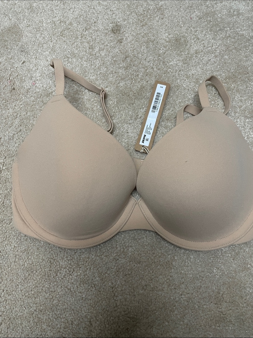 SKIMS Padded T-Shirt Bra in Light Beige